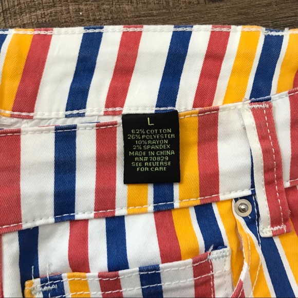 RUE 21 summer striped mini skirt - Picture 6 of 6